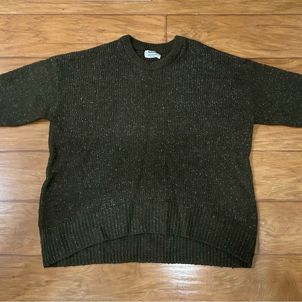 Old Navy Women’s Olive Crewneck Sweater